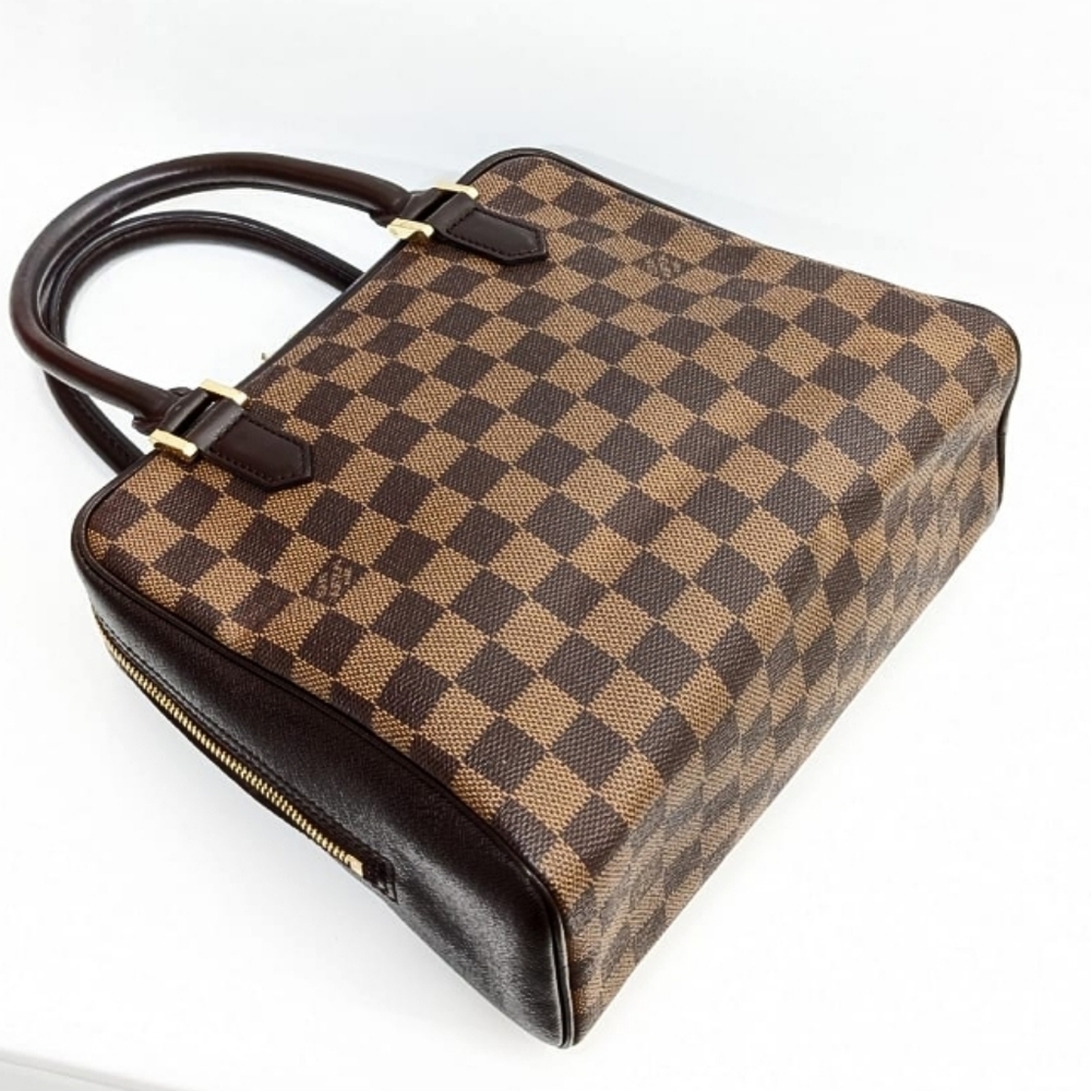 ✨️💎AUTHENTIC LOUIS VUITTON BRERA DAMIER EBENE HANDBAG - Picture 7 of 16